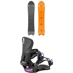 Nitro Dinghy Snowboard ​+ Fate Snowboard Bindings - Women's 2026