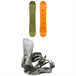 Nitro Basher Snowboard ​+ Phantom Snowboard Bindings 2026