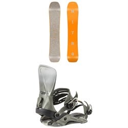 Nitro Banker Snowboard ​+ Phantom Snowboard Bindings 2026