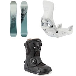 Nitro Karma Snowboard ​+ Step On Snowboard Bindings ​+ Cave Step On TLS Snowboard Boots - Women's 2026