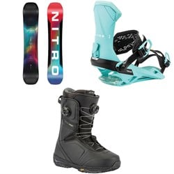 Nitro Team Snowboard ​+ Team Snowboard Bindings ​+ Team Boa Snowboard Boots 2026