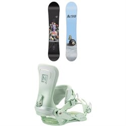 Nitro Mercy Snowboard ​+ Poison Snowboard Bindings - Women's 2026