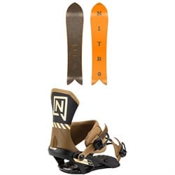 Nitro FinTwin Snowboard ​+ Team Pro Snowboard Bindings 2026