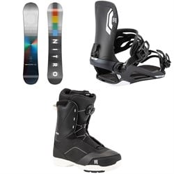Nitro Cinema Snowboard ​+ Talent Snowboard Bindings ​+ Tangent Boa Snowboard Boots 2026