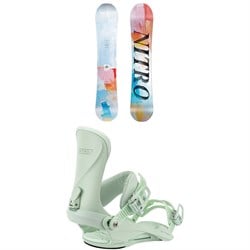 Nitro Lectra Abstract Snowboard ​+ Cosmic Snowboard Bindings - Women's 2026