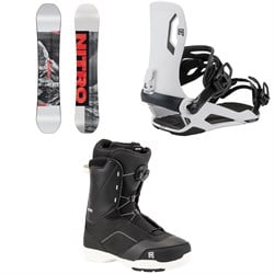 Nitro Prime Raw Snowboard ​+ Talent Snowboard Bindings ​+ Tangent Boa Snowboard Boots 2026