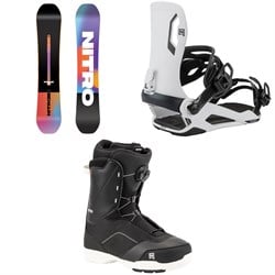 Nitro Prime Chroma Cam-Out Snowboard ​+ Talent Snowboard Bindings ​+ Tangent Boa Snowboard Boots 2026