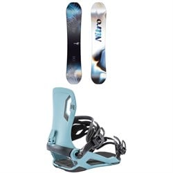 Nitro Lectra Leaf Cam-Out Snowboard ​+ Talent Snowboard Bindings - Women's 2026