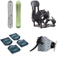 Nitro Alternator Splitboard 2026 ​+ Burton Hitchhiker Splitboard Bindings  ​+ Spark R&D Spark Pucks ​+ evo x Pomoca Pro Glide Splitboard Skins