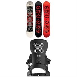 GNU Ladies Choice Asym C3 Snowboard ​+ Bent Metal Stylist Snowboard Bindings - Women's 2026