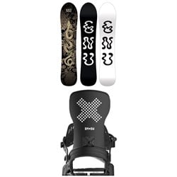 GNU Free Spirit C3 Snowboard ​+ Bent Metal Stylist Snowboard Bindings - Women's 2026