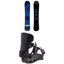 GNU Banked Country C3 Snowboard ​+ Bent Metal Solution Snowboard Bindings 2026