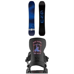 GNU Banked Country C3 Snowboard ​+ Bent Metal Axtion Snowboard Bindings 2026
