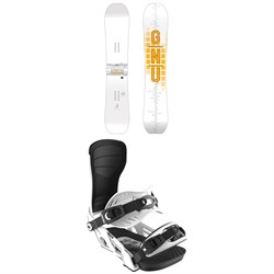 GNU Upgrade C2E Snowboard ​+ Bent Metal Axtion Snowboard Bindings