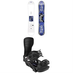 GNU 4x4 C3 Snowboard ​+ Bent Metal Axtion Snowboard Bindings 2026