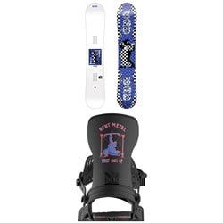 GNU 4x4 C3 Snowboard ​+ Bent Metal Axtion Snowboard Bindings 2026