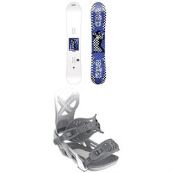 GNU 4x4 C3 Snowboard ​+ Bent Metal Anvil Snowboard Bindings 2026