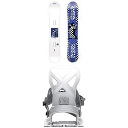 GNU 4x4 C3 Snowboard ​+ Bent Metal Anvil Snowboard Bindings 2026