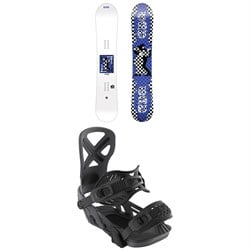 GNU 4x4 C3 Snowboard ​+ Bent Metal Anvil Snowboard Bindings 2026