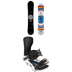 GNU Velvet C2 Snowboard ​+ Bent Metal Stylist Snowboard Bindings - Women's 2026
