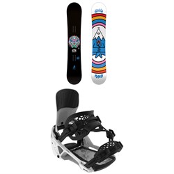 GNU Velvet C2 Snowboard ​+ Bent Metal Lightning Supermatic Snowboard Bindings - Women's 2026