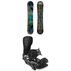 GNU Finest Asym C2X Snowboard ​+ Bent Metal Axtion Snowboard Bindings 2026