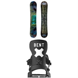GNU Finest Asym C2X Snowboard ​+ Bent Metal Axtion Snowboard Bindings 2026