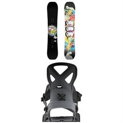 GNU C-Money C3 Snowboard ​+ Bent Metal Anvil Snowboard Bindings 2026