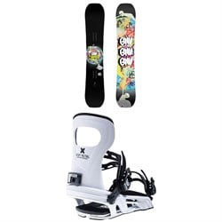 GNU C-Money C3 Snowboard ​+ Bent Metal Bolt Snowboard Bindings 2026