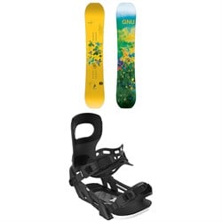 GNU Gloss-C C3 Snowboard ​+ Bent Metal Beam Snowboard Bindings - Women's 2026