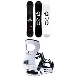 GNU Facts BTX Snowboard ​+ Bent Metal Bolt Snowboard Bindings 2026