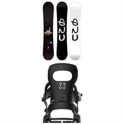 GNU Facts BTX Snowboard ​+ Bent Metal Joint Snowboard Bindings 2026