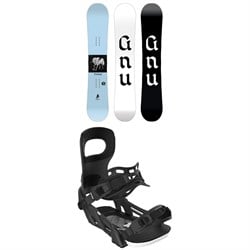 GNU Fiction BTX Snowboard ​+ Bent Metal Beam Snowboard Bindings - Women's 2026
