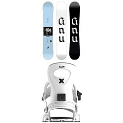 GNU Fiction BTX Snowboard ​+ Bent Metal Metta Snowboard Bindings - Women's 2026
