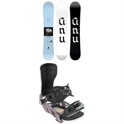 GNU Fiction BTX Snowboard ​+ Bent Metal Stylist Snowboard Bindings - Women's 2026
