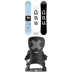 GNU Fiction BTX Snowboard ​+ Bent Metal Stylist Snowboard Bindings - Women's 2026