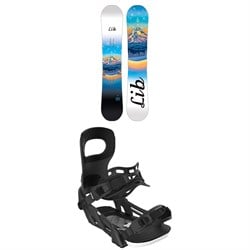 Lib Tech Glider BTX Snowboard ​+ Bent Metal Beam Snowboard Bindings - Women's 2026