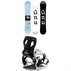 GNU Fiction BTX Snowboard ​+ B-Real Snowboard Bindings - Women's 2026