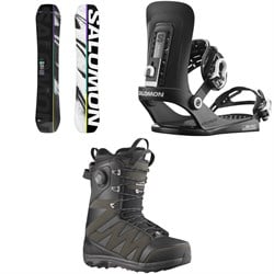 Salomon Huck Knife Pro Snowboard ​+ EDB Prime Snowboard Bindings ​+ X Approach Lace SJ Boa Snowboard Boots 2026