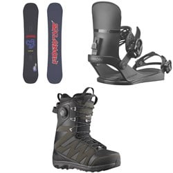 Salomon Sleepwalker Snowboard ​+ EDB Snowboard Bindings ​+ X Approach Lace SJ Boa Snowboard Boots 2026