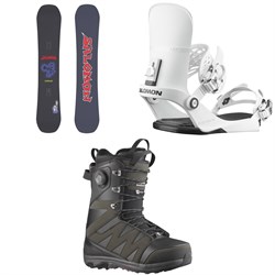 Salomon Sleepwalker Snowboard ​+ EDB Snowboard Bindings ​+ X Approach Lace SJ Boa Snowboard Boots 2026