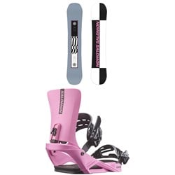 Salomon Kickback Snowboard ​+ Rhythm Snowboard Bindings 2026