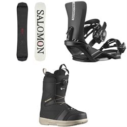 Salomon Craft Snowboard ​+ Rhythm Snowboard Bindings ​+ Faction Boa Snowboard Boots 2026