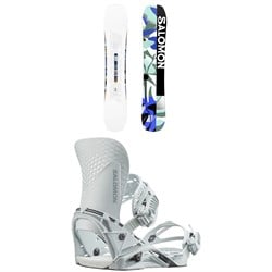 Salomon Rumble Fish Snowboard ​+ Hologram Snowboard Bindings - Women's 2026