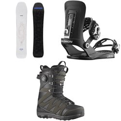 Salomon Jetstream Snowboard ​+ EDB Prime Snowboard Bindings ​+ X Approach Lace SJ Boa Snowboard Boots 2026