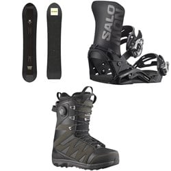 Salomon HPS - Sickstick Snowboard ​+ District Snowboard Bindings ​+ X Approach Lace SJ Boa Snowboard Boots 2026