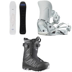 Salomon Jetstream Snowboard ​+ Hologram Snowboard Bindings  ​+ Ivy BOA SJ Snowboard Boots - Women's 2026
