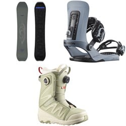 Salomon Highpath Snowboard ​+ EDB Prime Snowboard Bindings ​+ Ivy BOA SJ Snowboard Boots - Women's 2026