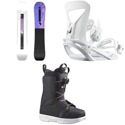 Salomon Bliss Snowboard ​+ Spell Snowboard Bindings ​+ Pearl Boa Snowboard Boots - Women's 2026
