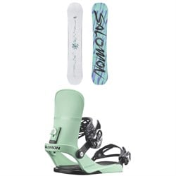 Salomon Oh Yeah Snowboard ​+ EDB Snowboard Bindings - Women's 2026